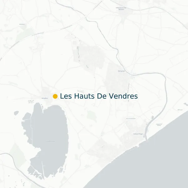 Les Hauts De Vendres plan interactif