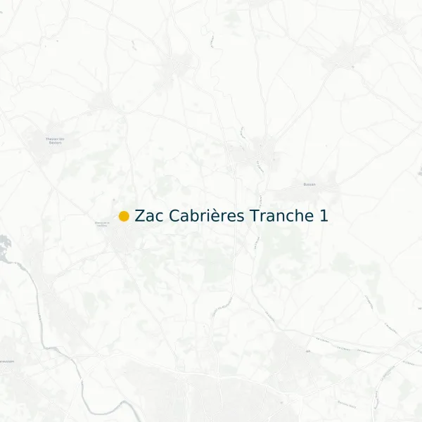 Zac Cabrières Tranche 1 plan interactif